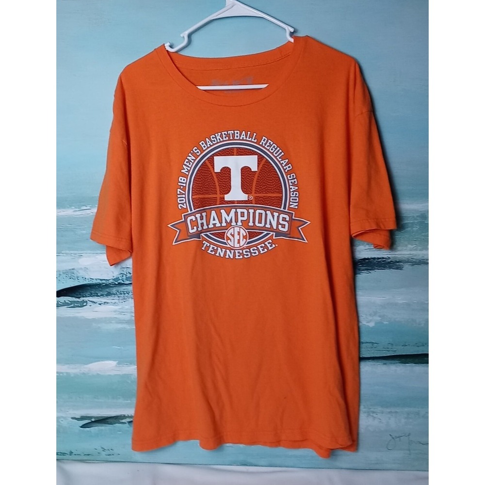 Tennessee Volunteers SEC Champions 2017-18 Mens Basketball Vols T-Shirt Size‎ XL